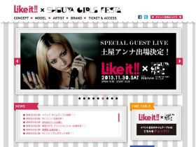 像（像这样）×SHIBUYA GIRLS FESTA it！！网站的缩略图