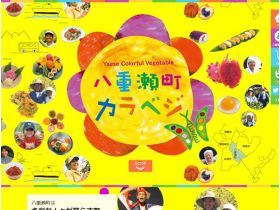 八重瀬町多彩蔬菜精美网页欣赏