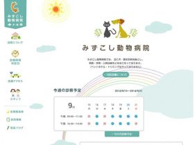 みずこし动物医院精美网页欣赏