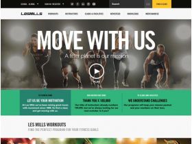 Les Mills网站的缩略图
