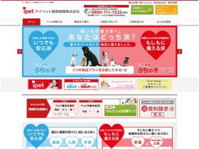 アイペット损失保险精美网页欣赏