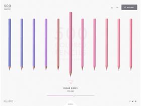 FELISSIMO 500色铅笔TOKYO SEEDS网站的缩略图