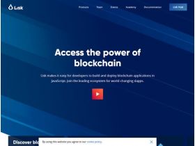 Lisk网站的缩略图