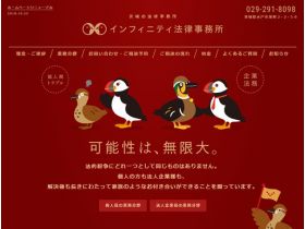 英菲尼迪法律事务所精美网页欣赏