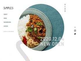 SIMPLES咖喱饭网站的缩略图
