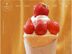 YORKYS Creperie网站的缩略图