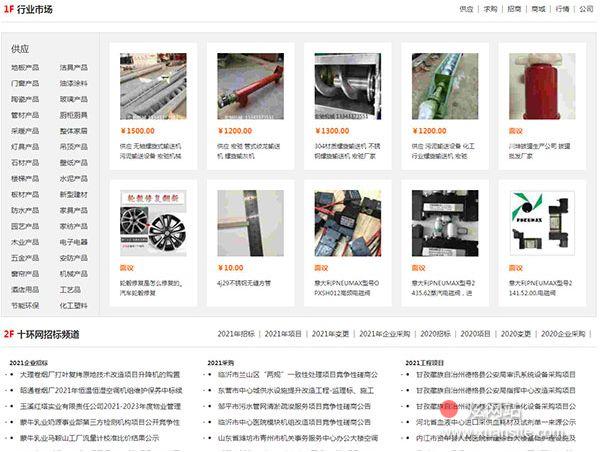 十环网查询网站的首页截图